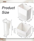 Dimensions of 3 Pack Silverware Drying Basket with Utensil Drainer, Cup Rack for Drying in Kitchen, and Knife and Fork Storage Rack