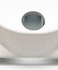 Front view of Sliding Patio Door Handle Set, White, 2-Piece Inside Replacement for Thick Doors with Locking Function and Dual Thumb Latches