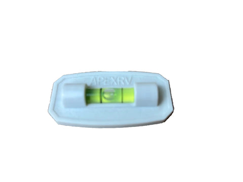 Stick On RV Bubble Level Two Pack Multipurpose For RV Camper And Trailer Never Fade White 1 Inch Level Strips for accurate alignment