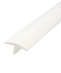 White T Molding For Thirteen Sixteenths Inch Panels With Center Barb Game Room Ready Edge Trim For Tables And Arcade Cabinets