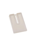 Keeney Toilet Leveling Shims 8 Pack Universal Stackable Shims in white soft plastic, close-up view