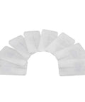 Keeney Toilet Leveling Shims 8 Pack Universal Stackable Shims for Furniture Cabinets and Tables White High Quality Soft Plastic