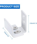 Bottom Floor Guide For Barn Doors Adjustable U Bracket Flush Design Flat Swing Stopper Carbon Steel Sliding Door Hardware Kit