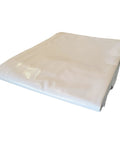 Folded 13oz white vinyl tarp showing texture, part of the White Vinyl Tarp 13 Oz Industrial Grade Heavy Duty Waterproof Shelter