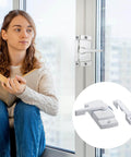 Two-pack cam-action sash locks deliver reliable window security with quick install screws for fast setup on sliding windows.