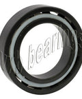 Close-up of 25-Pack 6901-2rs Full Ceramic Si3N4 Bearings 12x24x6mm showing sealed design and ceramic material.