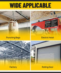 Wide application scenarios for heavy-duty galvanized channel trolley track hanger bracket; gym, hoist, factory, garage door.