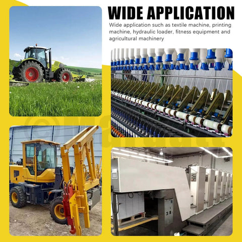 Wide application of 50 Pcs Sleeve Bearings Assortment Kit in textile machines, hydraulic loaders, and agricultural machinery