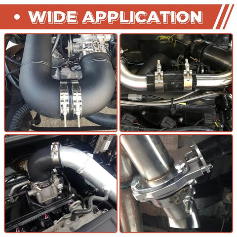 6 Pack 1 Inch T Bolt Hose Clamps Stainless Steel 304 Heavy Duty Leak Proof Clamp Set Fits 32mm To 37mm Band Range For 1 Inch Hose Id Turbo Intake Intercooler Applications In Automotive