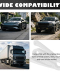 Cars and truck showing wide compatibility of 4 Pack Car Door Shock Absorbers With Force-Dissipating Arm Upgrade for sedans, SUVs, trucks, and vans.