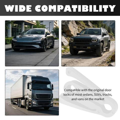 Cars and truck showing wide compatibility of 4 Pack Car Door Shock Absorbers With Force-Dissipating Arm Upgrade for sedans, SUVs, trucks, and vans.