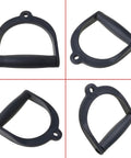 Wide Design Pull Rope Handle Grip for Cable Machines and Rope Training Heavy Duty D-Handle with Ergonomic Anti Slip Grip