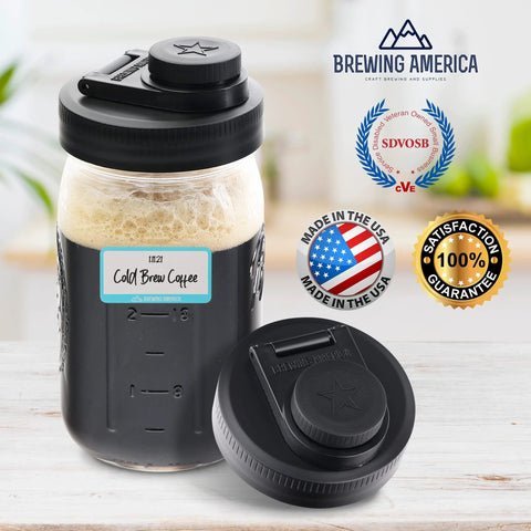 Wide Mouth Plastic Jar Lids Four Pack USA Made Flip Cap Screw Top Pour Spout Leak Proof Airtight For Kerr And Ball Jars