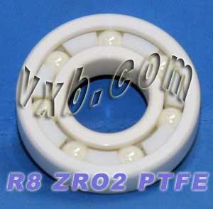 Wide R8 Full Ceramic Bearing 1/2x1 1/8x5/16 inch White ZrO2 - VXB Ball Bearings