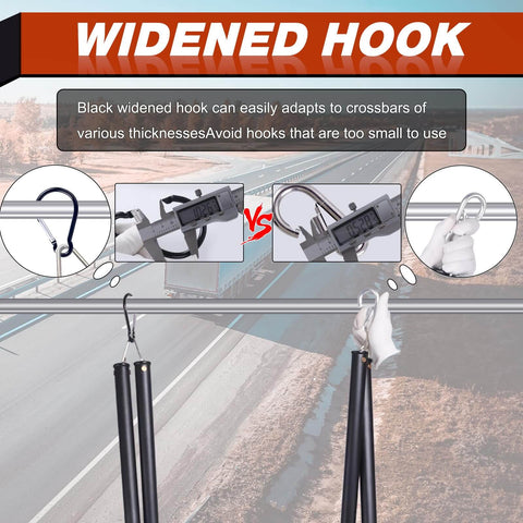 Heavy Duty Dual Tender Spring Kit With Trailer Hose Holder For Semi Truck Air Lines 3 In 1 Holder System with widened hooks