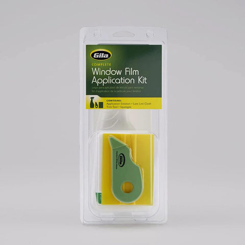Complete Window Film Installation Kit For Residential Use With Ready To Use 16oz Cleaning Solution Sprayer in packaging