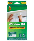 Window Insulation Kit With Rolled Shrink Film For Easy Indoor Installation Draft Blocking And Energy Savings Fits Up To 10 Windows Clear 62 Inches By 420 Inches Includes Tape And Cut To Size product packaging