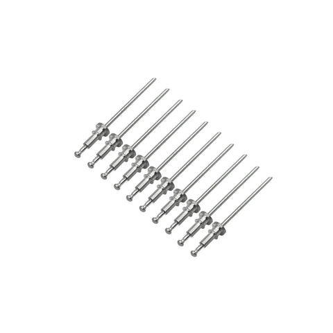 Window Regulator Rivets 10 Pcs Trim Clip Set Fits GM Chevy GMC Buick Cadillac, metal rivets shown in lined display