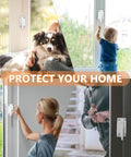 Cam Action White Window Sash Locks For Horizontal Sliding And Vinyl Windows, 10 Pack Replacement Sash Locks Installed
