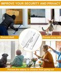 Graphic showing uses of Cam Action Window Sash Locks And Keeper Set For Double Hung And Sliding Windows White Latch Security Hardware 20 Pack