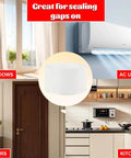 Window Sealing Tape 2 Inch x 33 FT Transparent for doors, windows, AC units, kitchen sealing gaps
