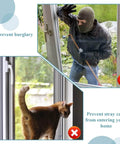 Image illustrating prevention of burglary and stray cats entering through windows using ten-pack diecast window sash locks with cam action.