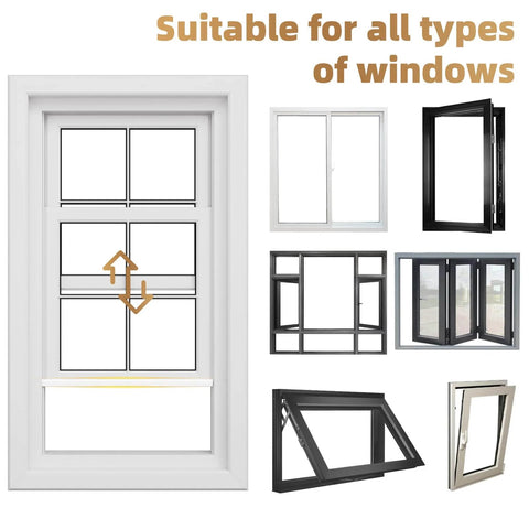 118” Wedge-Shape Foam Window Weather Stripping for all window types in white, illustrating door seal strip compatibility.