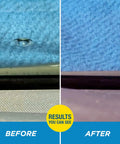 Resin Based Windshield Repair Kit For Chips And Cracks Quick And Easy To Use Universal Repair System, before and after repair results