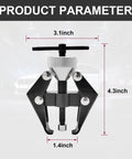Heavy Duty Battery Terminal And Wiper Arm Puller Kit For Auto Windshield Wiper Arm Removal And Terminal Bolt Extraction