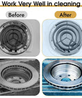 Before and after cleaning result with 6 Pieces Wire Brushes Set, Small Metal Brass/Stainless Steel/Nylon Brushes for Cleaning Metal Rust Remover