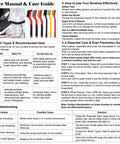 User manual and care guide for Small Wire Brush Set 6Pcs, includes usage tips and maintenance instructions for stainless steel, brass, nylon brushes.