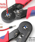 All In One Wire Ferrules Kit With 1100 Pcs Tinned Copper Crimp Connectors and Easy Crimp Tool for Electrical Cables