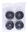 Premium Wire Shelving Casters Set Of Four With 600 Pound Per Caster Capacity Gray Finish packaged in plastic