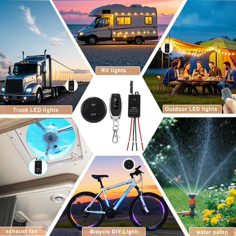 Compact Wireless Relay Remote Switch 12V 5V 12V 48V 10A Relay For Lights And Industrial Control With 328 Feet Range Through Walls in various applications