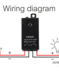 Wiring diagram for Compact Wireless Relay Remote Switch 12V 5V 12V 48V 10A Relay For Lights And Industrial Control