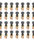 Durable Wood Furniture Screw In Nuts Set By Rrina 28 Sets Includes 1/4-20 Threaded Inserts 19/32 Inch Long And 1/4-20 Screws 25/32 Inch Long