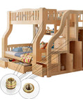 Bunk bed with Must-Have 80 Piece 1/4-20 Flush Wood Inserts Set With Headless Screws And Hex Socket Drive for furniture assembly details.