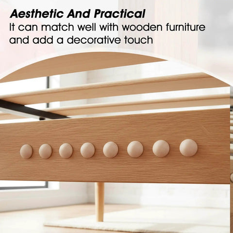 120 Piece Wood Plug Set For Screw Holes With Mushroom Head Shape in wooden furniture installation
