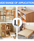 Pro Grade 1/4-20 Wood Threaded Insert Kit With 30 Inserts, 30 Screws, 30 Washers, And 2 Hex Keys used in furniture applications