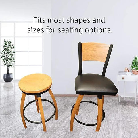Bar stool and counter stool using Heavy Duty Bar Stool Swivel Plate With Memory Spring Return, suitable for diverse seating options.