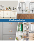 6 Pcs T Bar Wooden Drawer Pulls Beech Wood With Black Finish Single Hole Dresser Knobs installed on various furniture