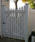 Wooden gate with Anti Sag Gate Kit Heavy Duty No Sag Kit For Wooden Gate Fence With Gate Latch Powder Coated Rust Resistant Steel 120 Lb Safe Load