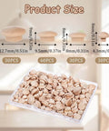 150 Pcs Wooden Hole Plugs Set In Four Sizes Three Sixteenths Inch Five Sixteenths Inch Three Eighths Inch And Half Inch Mushroom Wood Plugs