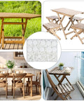 Plastic Hole Plugs Kit White 180 Pcs Round Panel Knockout Locking Plugs Drill Hole Covers For Kitchen Cabinets And Furniture Insert End Caps Mixed Sizes 1 In 3/4 In 1/2 In 3/8 In 5/16 In 1/4 In 1/5 In in a collage with wooden tables.