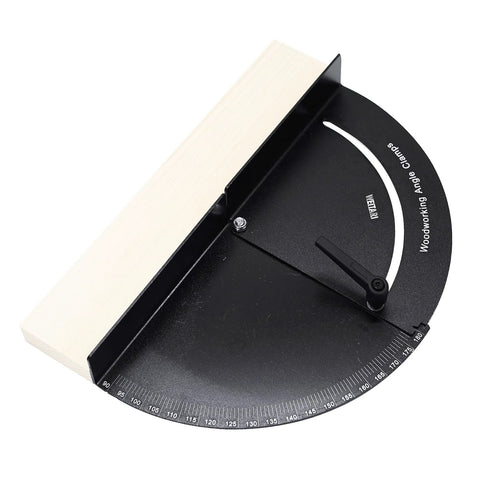 Corner Clamps For Woodworking, Adjustable Right Angle Clamps With Aluminum Alloy Construction in black with angle measurements visible