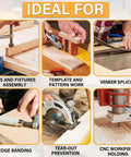 Double Sided Woodworking Tape For Wood Projects, 1 And 2 Inch By 33 Feet, 2 Rolls, No Residue, Removable But It Sticks Like A Champ