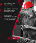 Worker installing Self Locking Externally Threaded Insert For Metal Repair In 303 Stainless Steel using E-Z Lok tools.