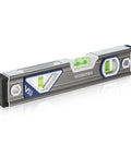 Pro Grade Torpedo Level with 3 vial bubbles and aluminum body for horizontal, vertical, and 45-degree readings by WORKPRO.