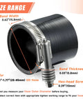 4 Pack Heavy Duty Worm Gear Hose Clamps Adjustable Range One To One And Three Quarter Inches 25 To 45 Mm 304 Stainless Steel