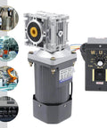 Worm Gear Reducer 14 mm Shaft Size 11 lb Load Capacity 1-Pack 110V 120W with controller, industrial use, focus on power transmission.